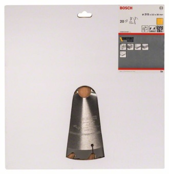 Пильный диск Construct Wood_ 315 x 30 x 3,2 mm, 20 2608640691